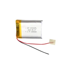 3.7V 1000mAh 803040 Lithium Polymer Li-Po ion Rechargeable Battery For MP4 MP5 GPS PSP mobile Pocket PC e-books bluetooth