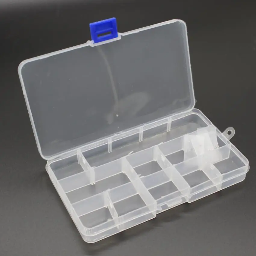 Toolbox Electronic Plastic Container Box for Tools Case SMD SMT Screw Sewing PP Transparent Component Storage Box Toolbox Electronic Plastic Container Box for Tools Case SMD SMT Screw Sewing PP Transparent Component Storage Box