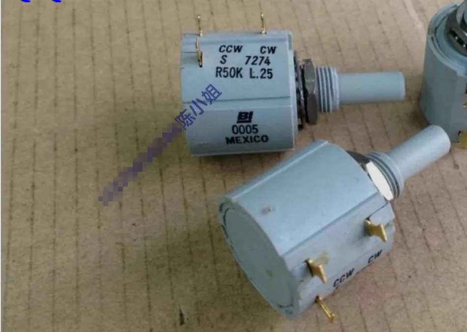 Оригинальный Новый многооборотный потенциометр 100% сопротивление 7274-R50K 50K + 10%
