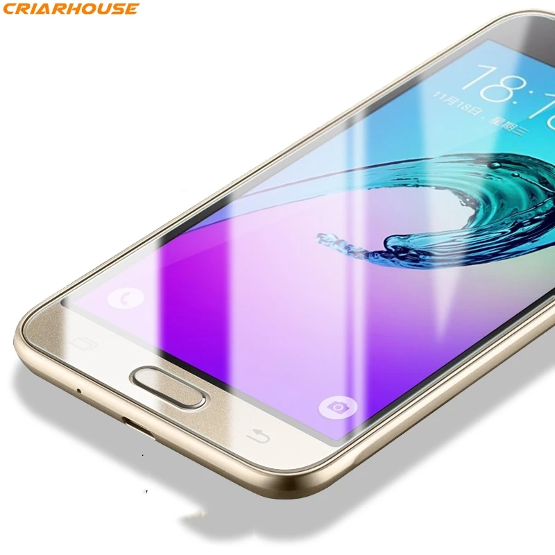 

Full Coverage screen Protector for Samsung Galaxy J1 J2 J3 J5 J7 A3 A5 A7 2016 Tempered Glass film cover 0.3 mm 2.5D 9H hardnes