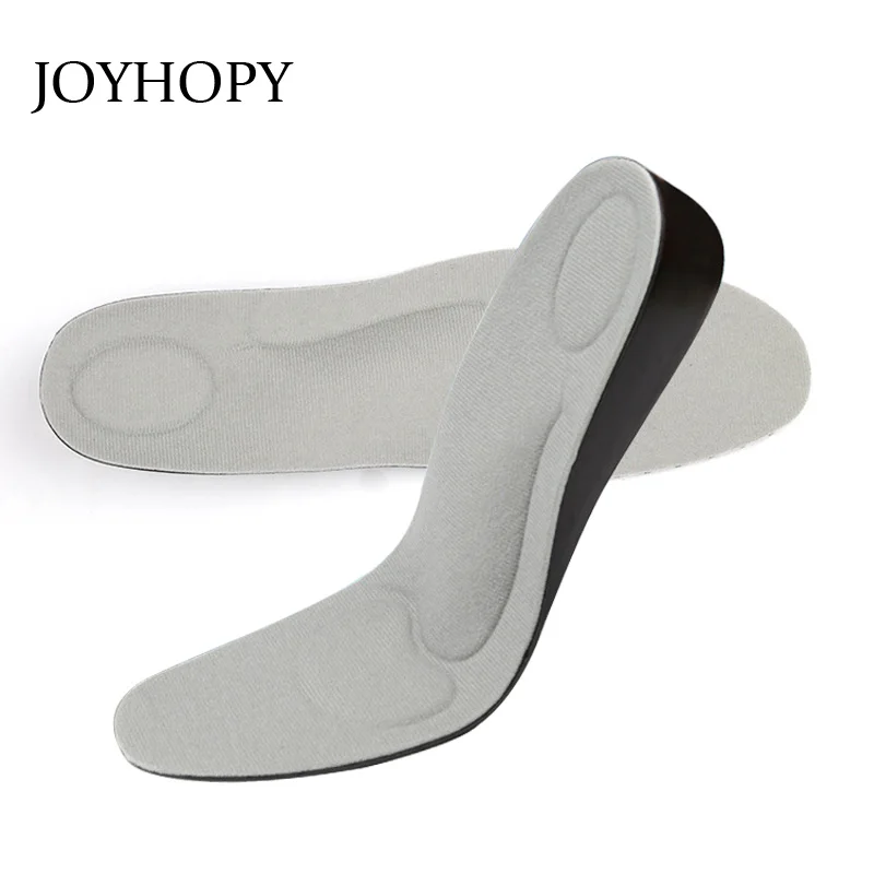 

JOYHOPY Height Increasing 2.5cm 3.5cm 4.5cm Insole 2017 New Women & Men Orthopedic Arch Support Scholls Insoles SC019