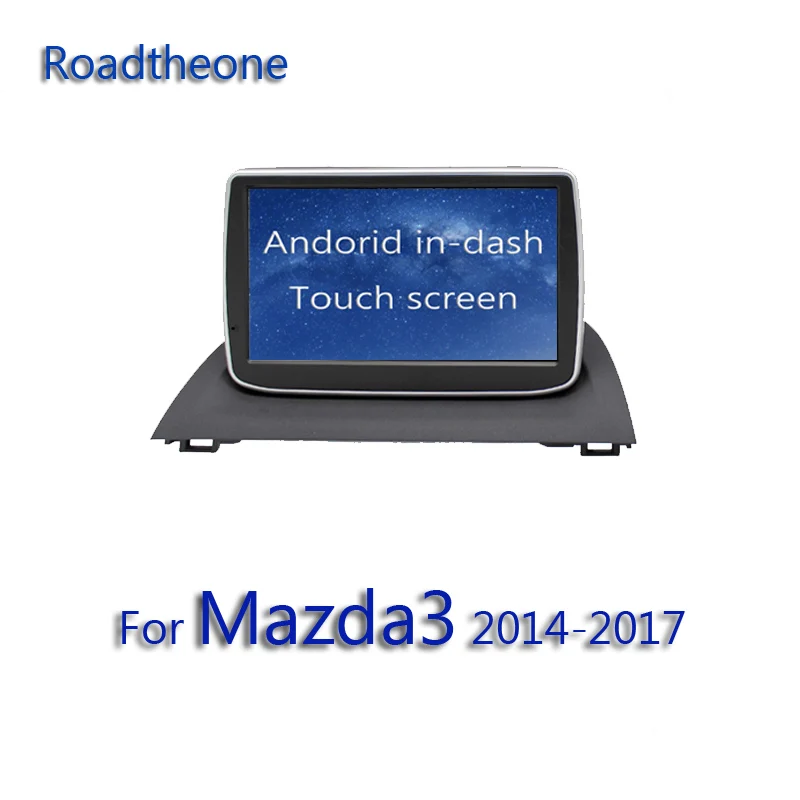 Центральная панель большой экран с ОС android для Мазда 3/Axela 2014 2017 BM/BN автомобильный