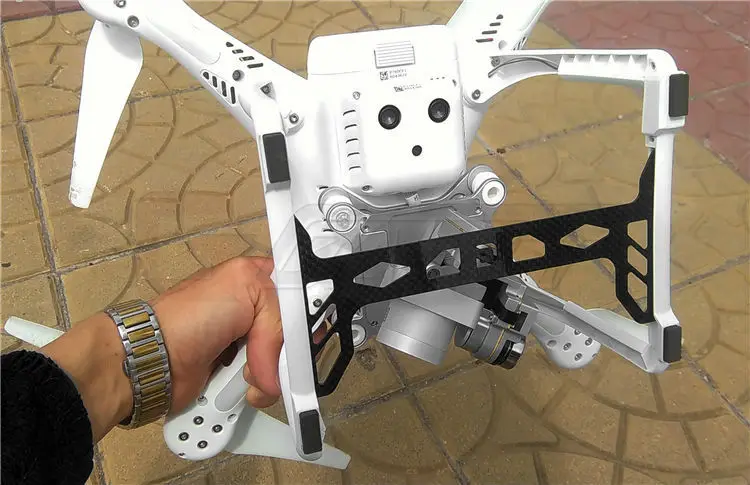 Carbon Fiber Gimbal Camera Landing Guard Protective Board Protector For DJI Phantom 3 RC Quadcopter Drone