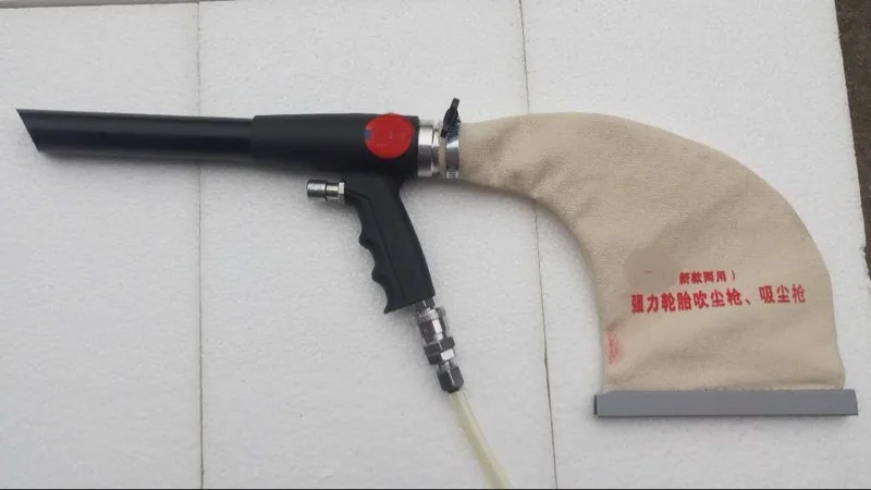 

New 1pcs 2in1 Pneumatic vacuum cleaner gun Blowing guns with 2 Nozzle Pneumatic Tool