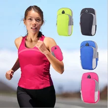 Мобильный наручный чехол для телефона, спортивная сумка, чехол для наушников с отверстиями, сумки для рук, большая емкость для универсального смартфона