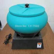 Большой 6 л Вибрационный стакан, влажный сухой полировальный полировщик, золотистый, серебристый, цвета алмаза шлифовка нефрита Чистящая полировальная машина