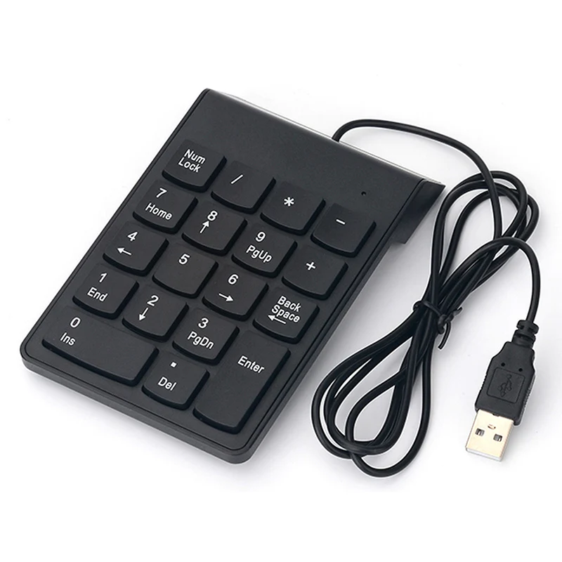 

Wired Mini USB Numeric Keypad Numpad 18 Keys Digital Keyboard for iMac/MacBook Air/Pro Laptop PC Notebook Desktop