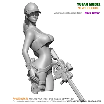 

Rose Killer 1/25 Resin Soldier YFWW-1804