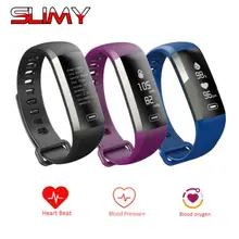 Умный Браслет Slimy, умный браслет, фитнес-трекер, напоминание о звонках, SMS, пульсометр, умный браслет с кислородом крови
