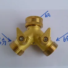 Трехходовой сепаратор воды 6 точек за пределами провода два отдельных двухклапанный Фиттинг для подключения стиральной машины соединения стиральной машины