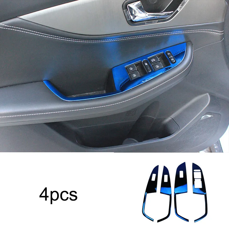 4pcs for dongfeng S560 Glass lifting switch panel Inner door Handle Stainless steel Decoration frame | Автомобили и мотоциклы