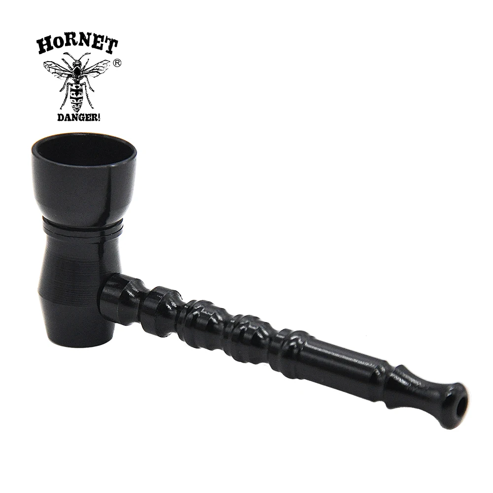 Metal Aluminum Smoking Pipe Tobacco Pipe Weed Pipe with Metal Screen