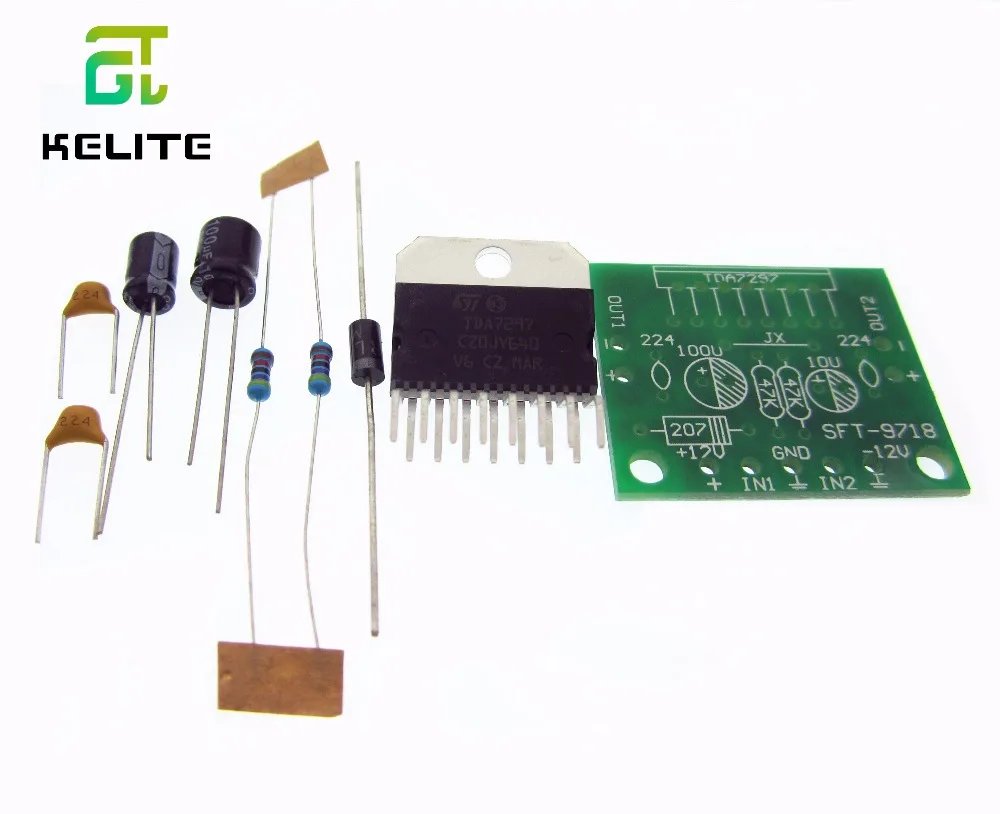 10set ! TDA7297 amplifier board spare parts dc 12v grade 2.0 dual audio