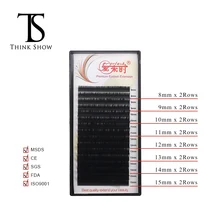 Thinkshow 16 Lines 8-15mm Mix Eyelash Extension Natural Long False Eye Lashes Individual Lash Thick Silk Mix Lash Extension Thinkshow 16 Lines 8-15mm Mix Eyelash Extension Natural Long False Eye Lashes Individual Lash Thick Silk Mix Lash Extension
