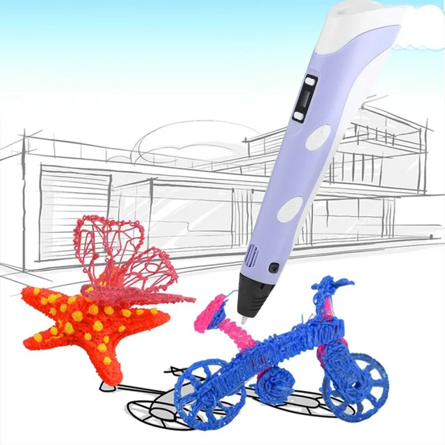 Cheap Christmas Gift Brand Aveibee Model 3D Printer Pen With 1.75mm PLA Filaments 3 D Printing Pen Drawing Pens Original Design