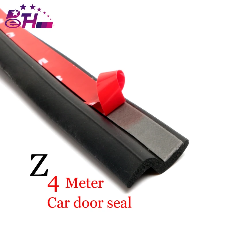4Meter Z type 3M car door rubber seal Sound Insulation , car door