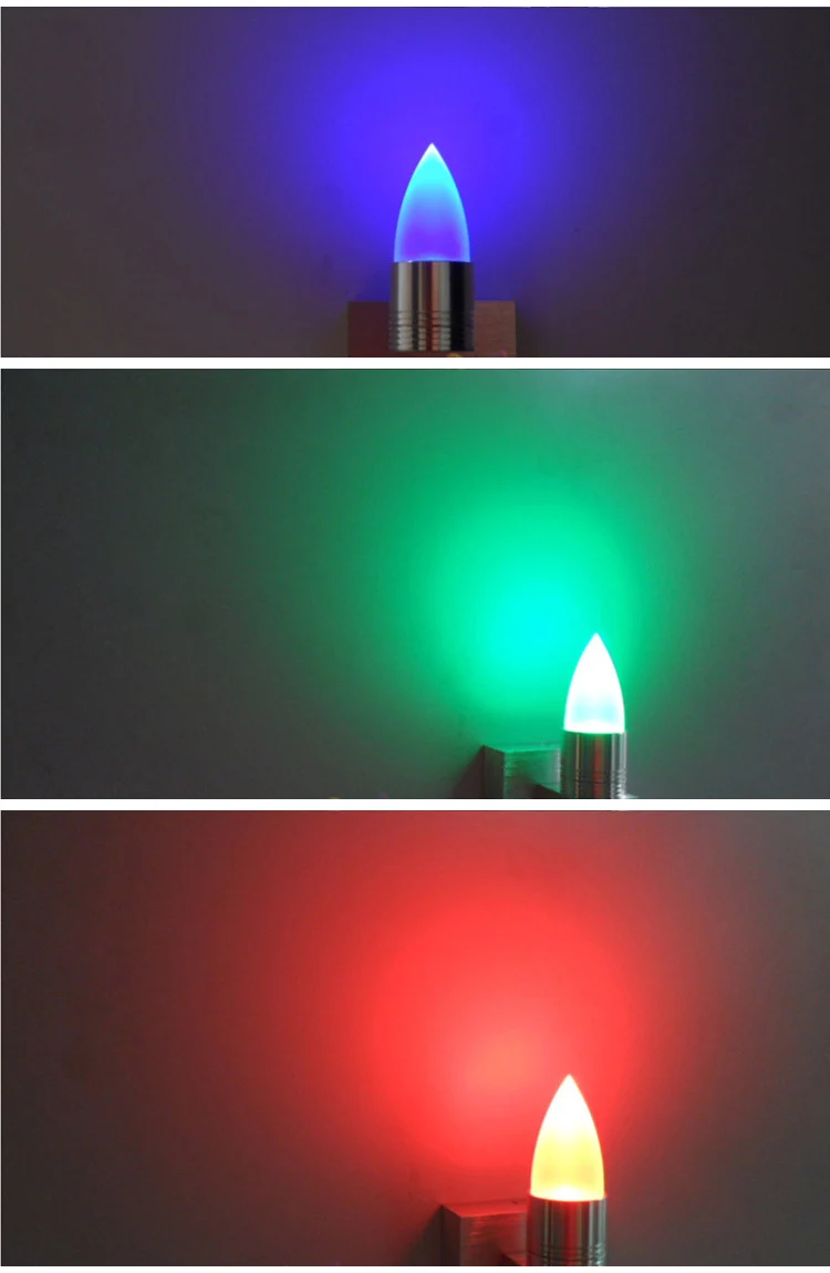 Алюминиевый настенный светильник 3 Вт, светодиодный светильник для спальни, коридора, крыльца, фонового освещения