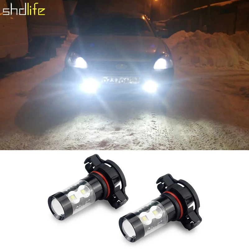 Автомобильные светодиодные противотуманные фары PSX24W H11 H8 H16 9005 880 881 H27 DRL для Jeep Grand