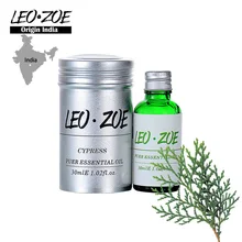 Известный бренд LEOZOE кипарисовое эфирное масло сертификат происхождения Индия ароматерапия высокое качество масло из кипариса 30 мл