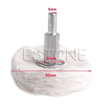 

1/4'' Shank 2'' Cloth Polishing Mop Wheel Power Battery Drill Buffing Grinder Drop Ship