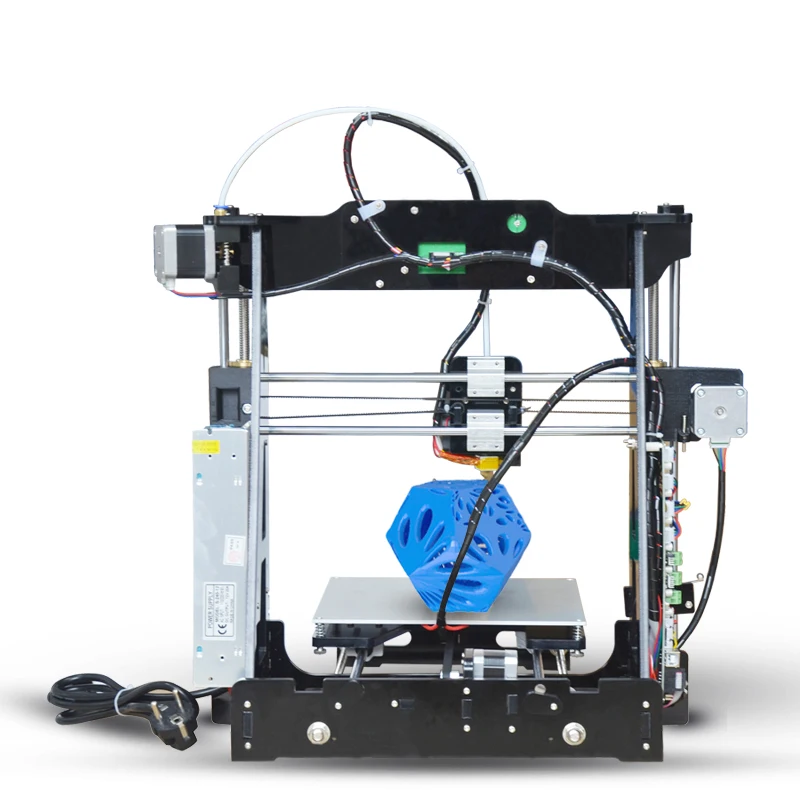  High Quality TRONXY P802E/P802EA Auto leveling DIY 3D printer kit bowden extruder 8G SD card as gif
