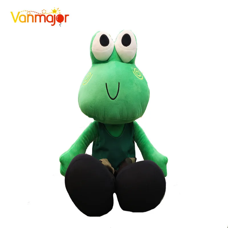 

Vanmajor 25/40cm Cute frog plush toy doll frog pillow green bean frog software long legs frog doll plush toy sleeping pillow