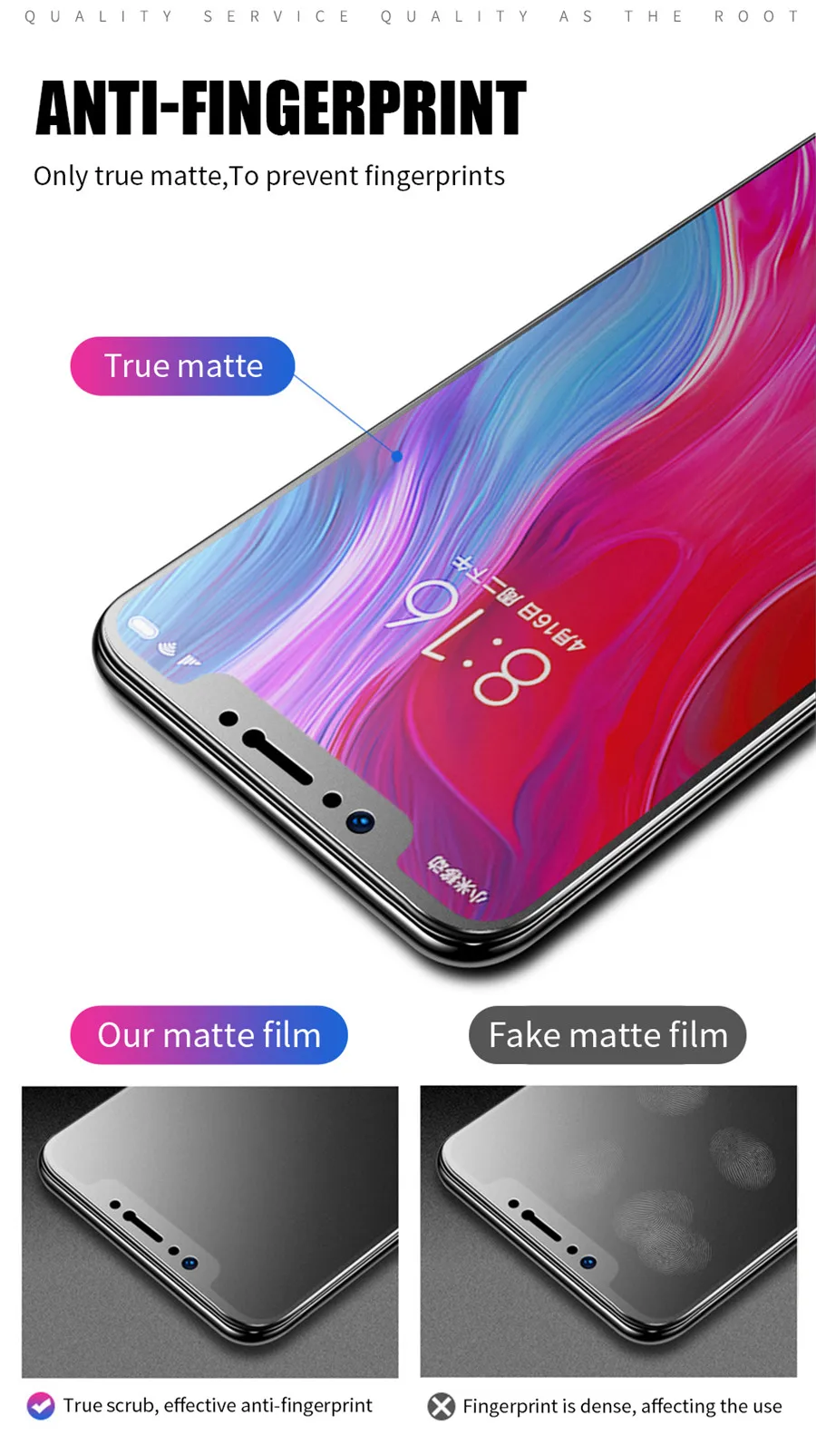 Матовое закаленное стекло для Xiao mi Pocophone F1 CC9 mi Red mi K20 Pro A3 A2 Lite Note 8T 7 Pro 9 SE Max 3 Защита экрана