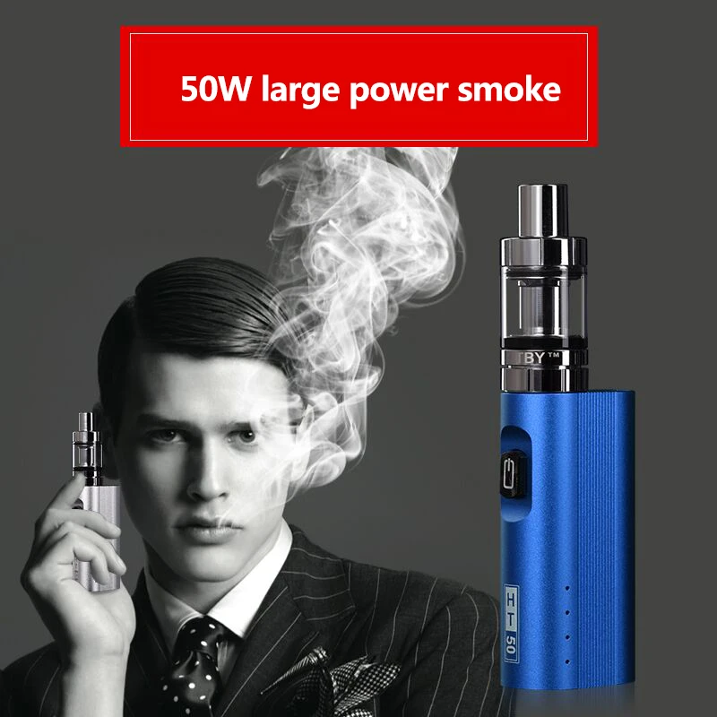 Оригинальная HT 50 электронная сигарета mods kit 2200 мАч Вт коробка мод 510 нить 2 0 мл бак
