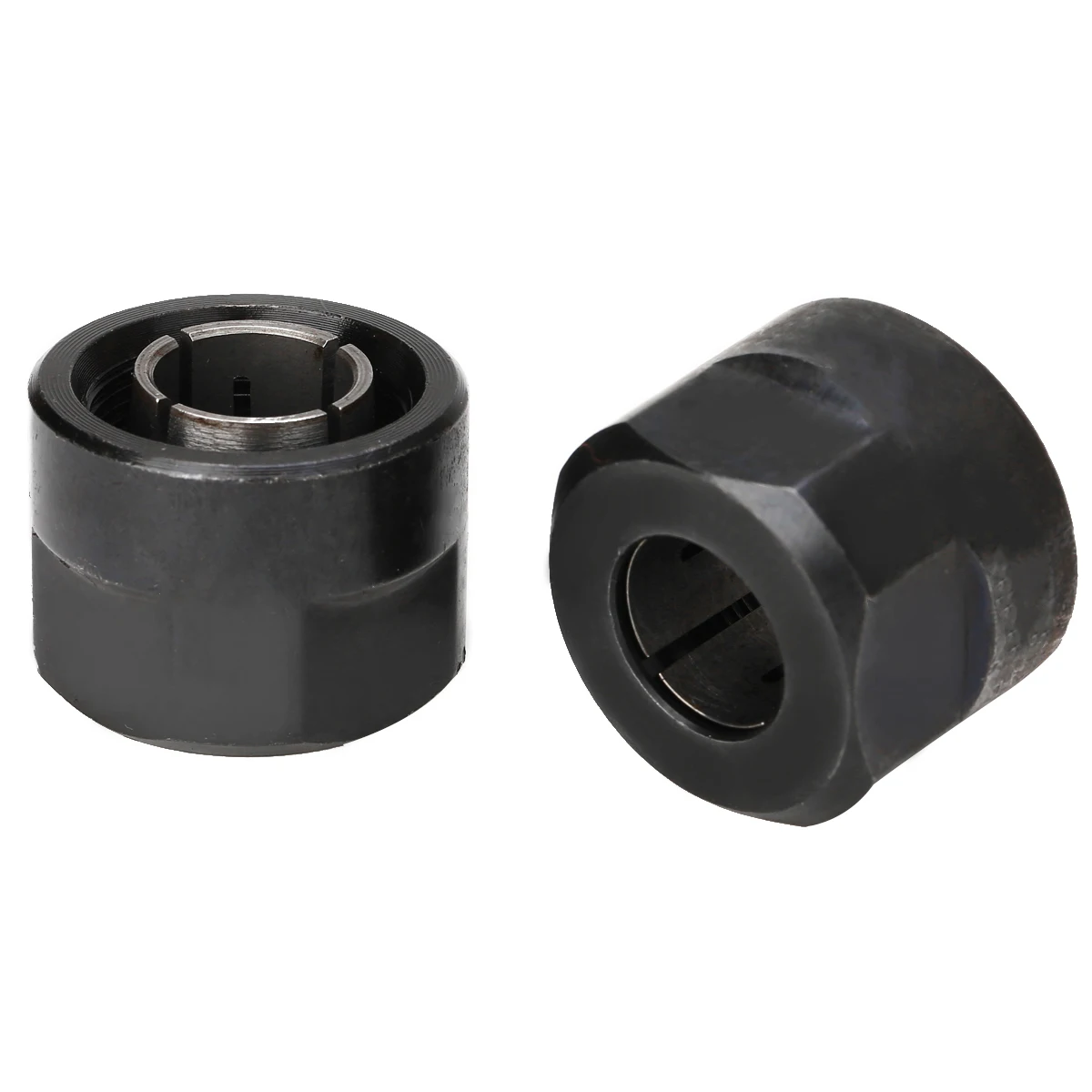 2pcs Collet 1/2" 12.7mm 12mm Durable Router Collets for HITACHI 23421 M12VE M12VC M12V2 M12SE M12SA2
