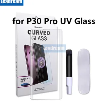 

100Pcs For Hua Wei P30 Pro Mate 20 Pro UV Glass Screen Protector Liquid Tempered Glass Lamp Glue