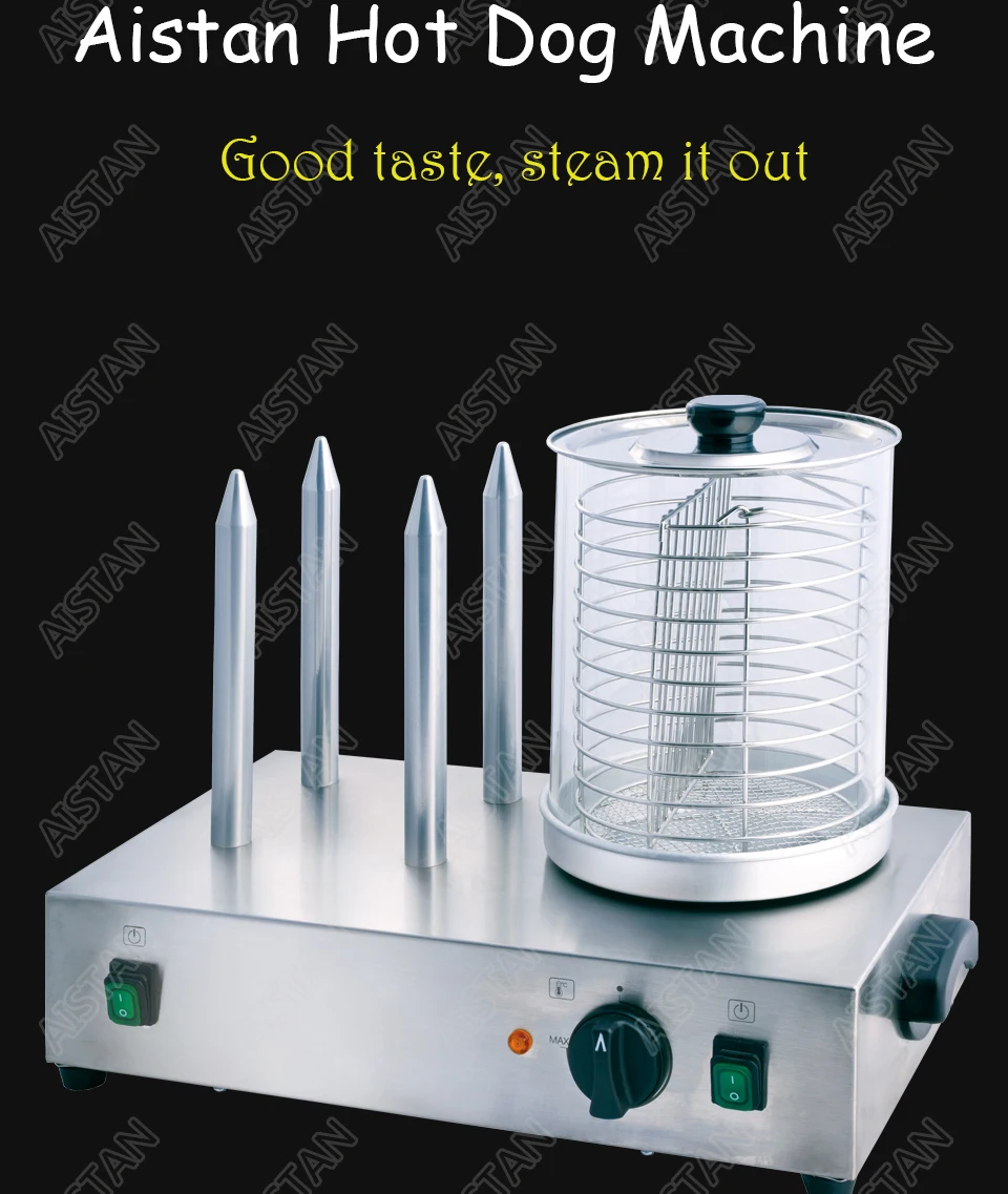 HHD1/HHD2 stainless steel electric commercial hot dog machine of catering equipment