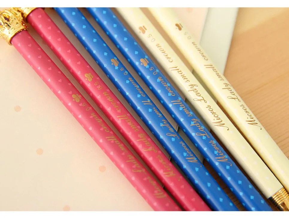 3 pcs/lot High quality 3 colors Cute Crown Kawaii Korea Novelty Mechanical Pencils School Office supplies for girls 05810