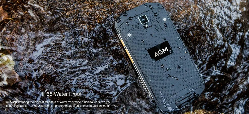 AGM A8 EU 5,0 ''HD IP68 4050 мАч 4G смартфон 4 Гб+ 64 Гб Водонепроницаемый Android 7,0 MSM8916 четырехъядерный мобильный телефон 13 МП NFC