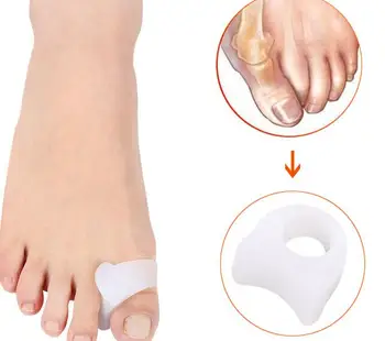 

2 pcs Toe aligner, separate toe, silicone, toes do not overlap