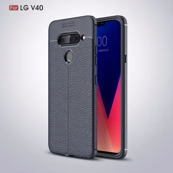 

20pcs/lot Litchi Striae TPU newest case cover for LG G6 G7 Q6 Q7 V30 V30S V40 V50ThinQ G8ThinQ K8 K10 2018 Q Stylus soft case