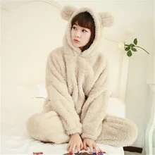 XXL Фланелевая пижама женские зимние женские пижамные комплекты пижамы с животными женская пижама Mujer пижамный комплект