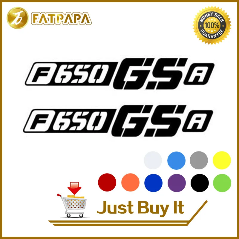 

motorcycle bike Fuel tank Wheels Fairing notebook Luggage helmet MOTO Reflective Sticker decals For BMW F650GS A F650GSA