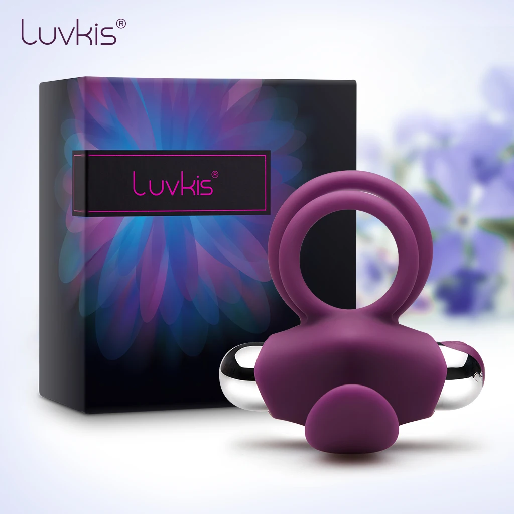 Кольцо для пениса Luvkis вибратор с клитором секс игрушка пар эякулятор задержка