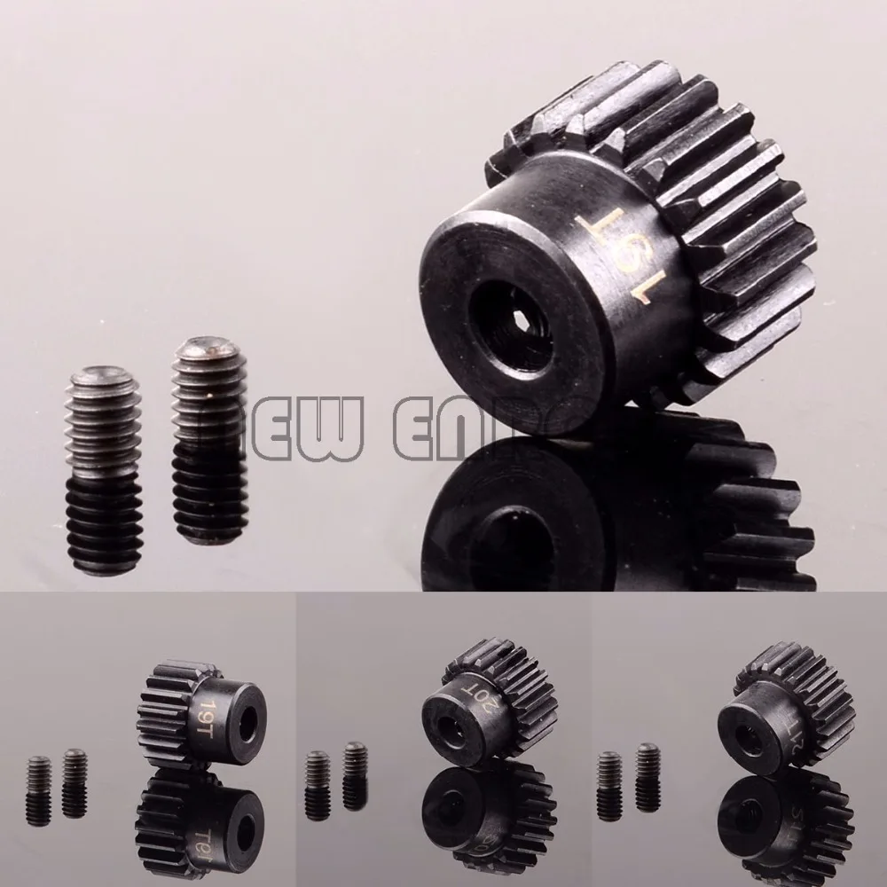 

NEW ENRON Moter Gear/Pinion Gear 19T 20T 21T M0.8 32P 5MM TRV-(19-21)T FOR Traxxas Revo Summit Slash