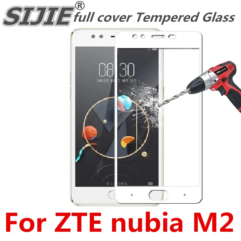 Полное покрытие закаленное стекло для ZTE nubia M2 nubiaM2 экран защитный смартфон на