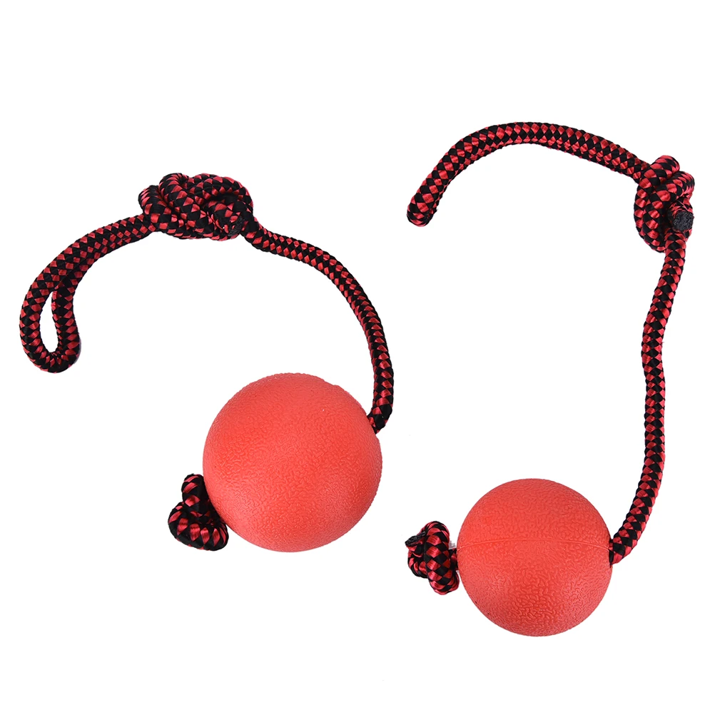 Rubber Dog Ball Launcher, Elastic Solid Pet Chew Training Exercise