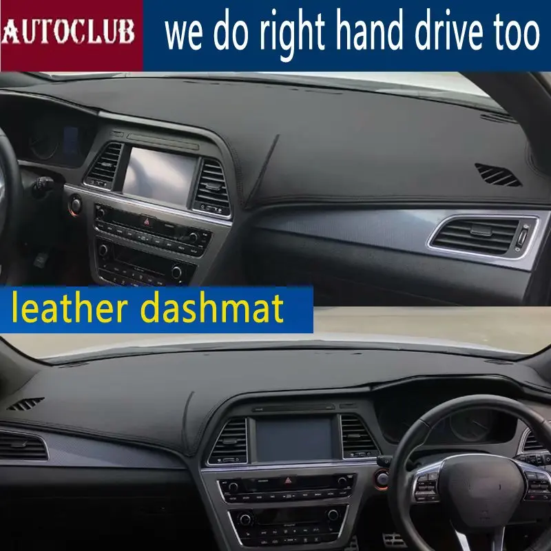 For Hyundai Sonata 2015 2016 2017 2018 2019 Leather Dashmat Dashboard