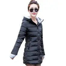 Новая стеганая куртка женская зимняя куртка пуховое хлопковое пальто тонкие парки женские Большие размеры женские куртки и пальто