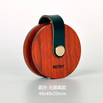 

Solid Wood Earphone Winder Portable Brass Leather Wire Storage Box Clips Finishing Hub Protection Line Cable Organizer