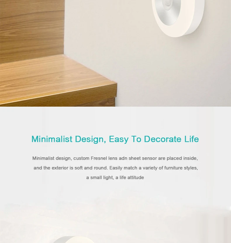  Woodpow LED PIR Body Motion Sensor Night Light AA Rechargeable Induction Lamp Infrared Sensing For Closet Wall Cabinet Corridor (3)