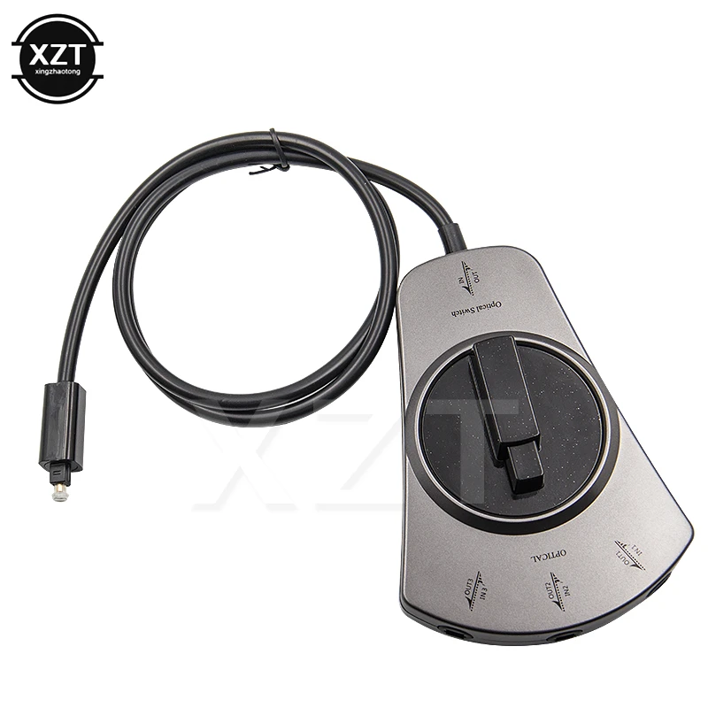 Conmutador De Audio Optico Spdif Digital De 3 Vias 1 Piezas Cable Toslink Selector Hub Para Reproductor De Cd Y Dvd Nuevo Alta Calidad Toslink Cable Spdif Opticaloptical Audio Aliexpress