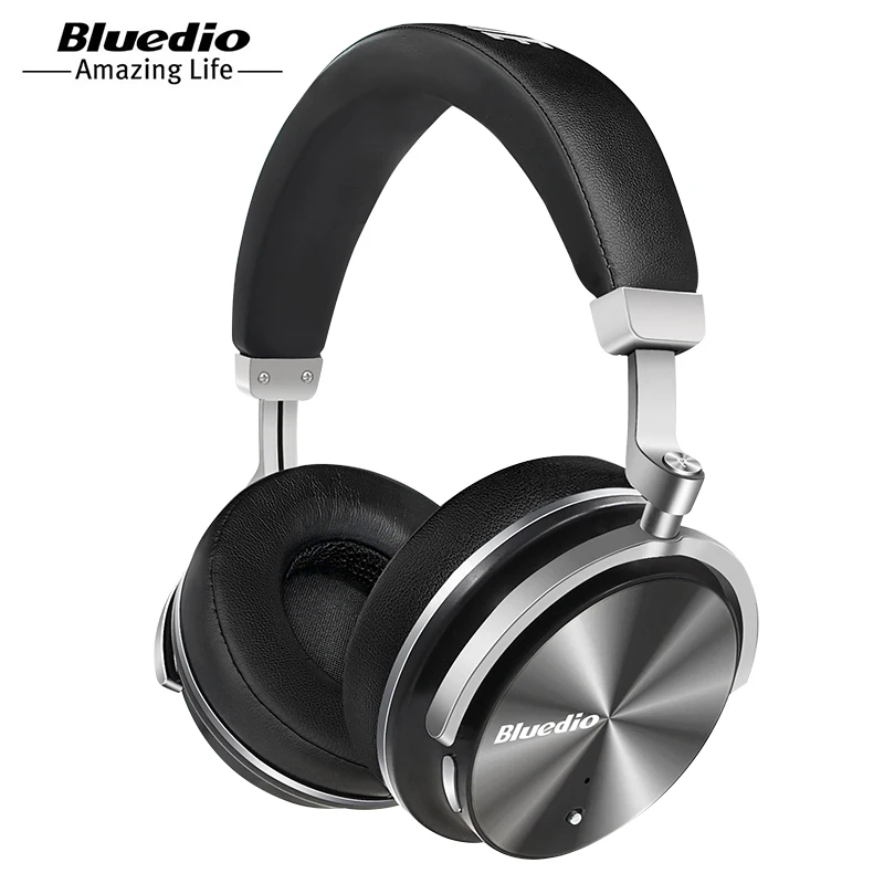 Bluedio T4 active noise cancelling wireless Bluetooth headphones original rotatable headset with microphone for Xiaomi,Samsung