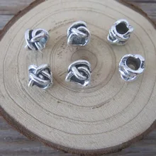 20 шт./лот тибетский серебряный канат дизайн дредлок Dread Бисер для плетения волос