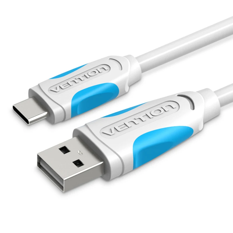 Кабель Vention USB C кабель usb type C 3A USB 3,1 кабель для быстрой зарядки USB-C кабель для передачи данных type-C кабель для samsung huawei ZUK LG Xiaomi 1 м - Цвет: Белый