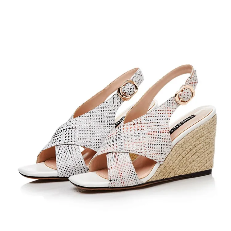 Femmes Peau Coins Sandales Sandalias Noir De Mouton Peep Toe sangle Mljuese Parti Black Croix pink Robe Couleur 2018 Gladiateur En q6FE5w5xXf